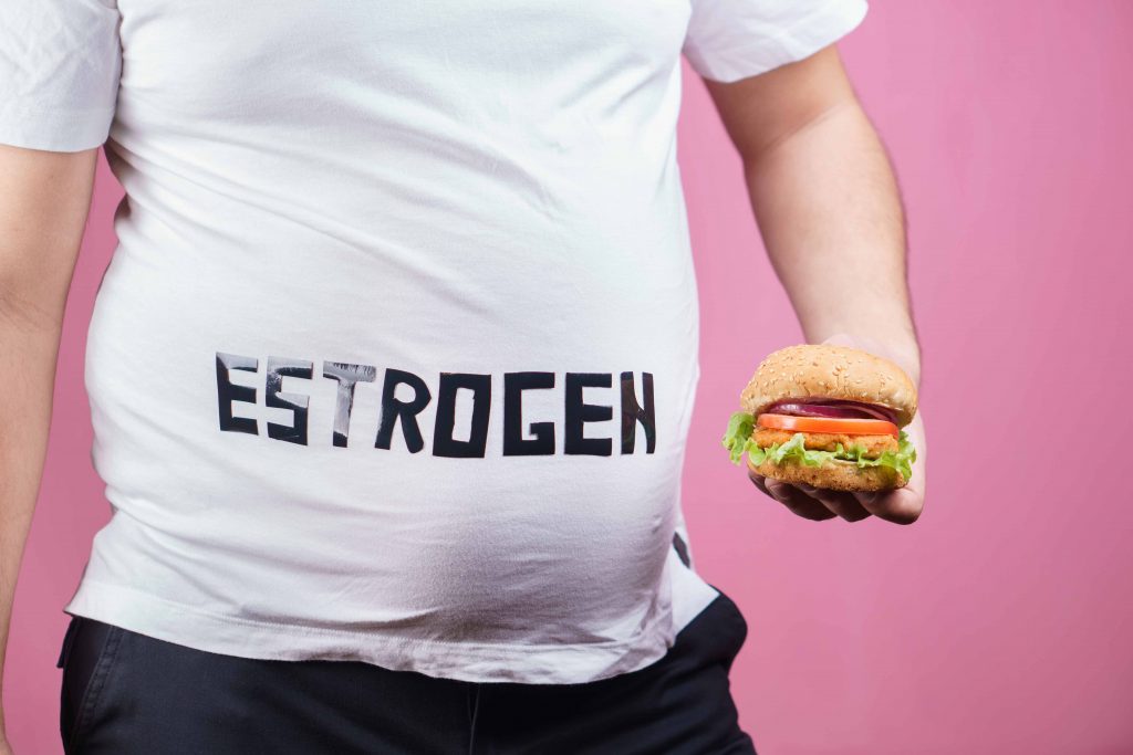 Gynecomastia due to estrogen